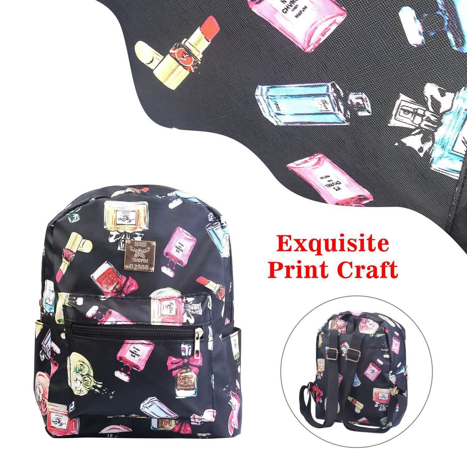 Floral Print Backpack Waterproof Knapsack Handbags & Wallets - Tophatter Daily Deals