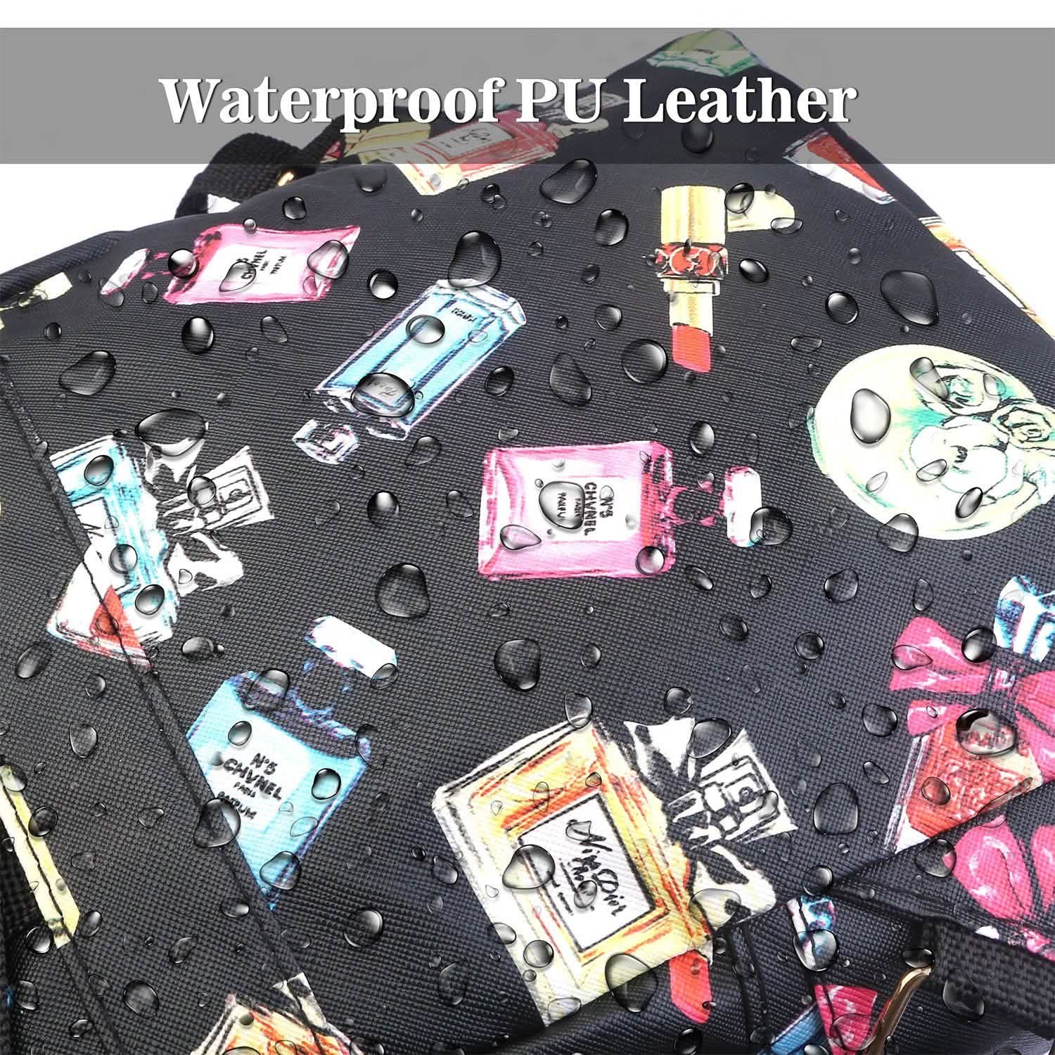 Floral Print Backpack Waterproof Knapsack Handbags & Wallets - Tophatter Daily Deals