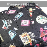 Floral Print Backpack Waterproof Knapsack Handbags & Wallets - Tophatter Daily Deals