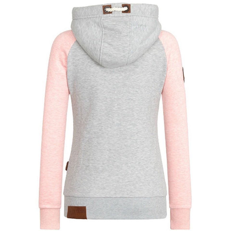 Soft Women’s Hoodie Jacket - Raglan, Cotton, Casual - Tophatter Daily Deals