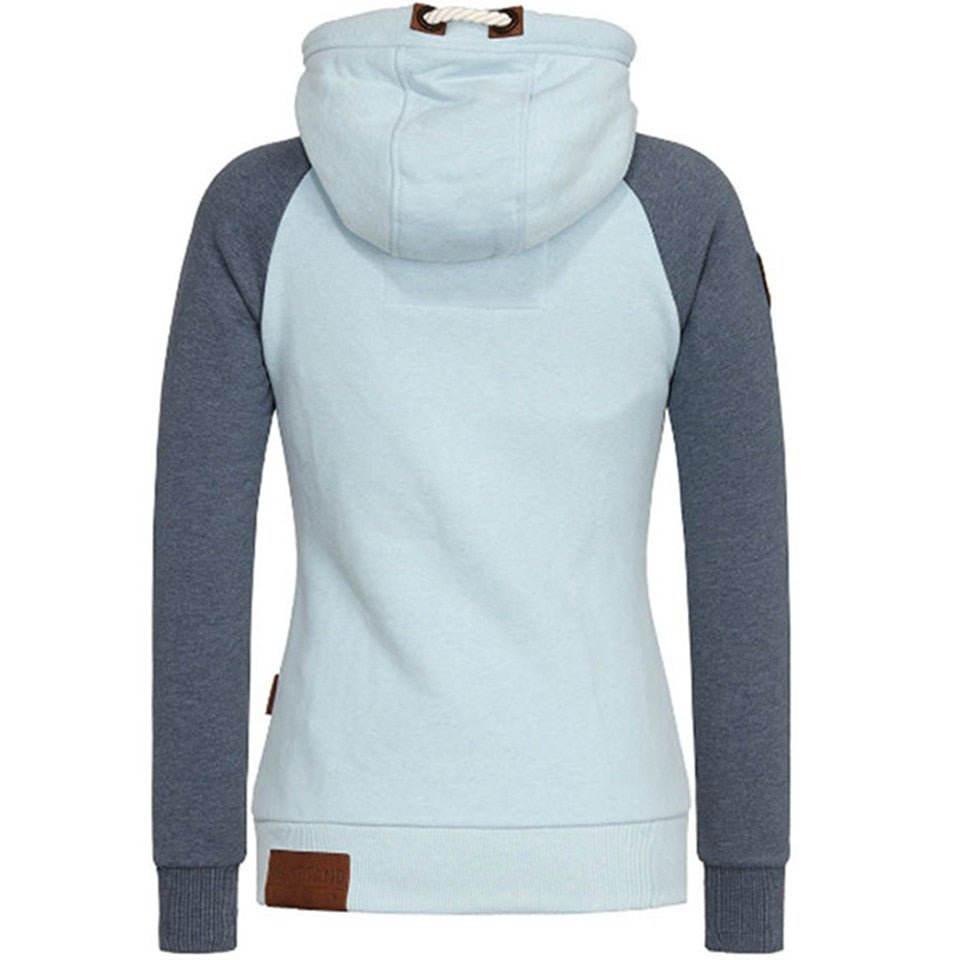 Soft Women’s Hoodie Jacket - Raglan, Cotton, Casual - Tophatter Daily Deals