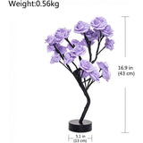 Flower Rose Tree Lamp Indoor Lighting - Tophatter Daily Deals