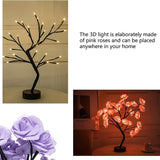 Flower Rose Tree Lamp Indoor Lighting - Tophatter Daily Deals