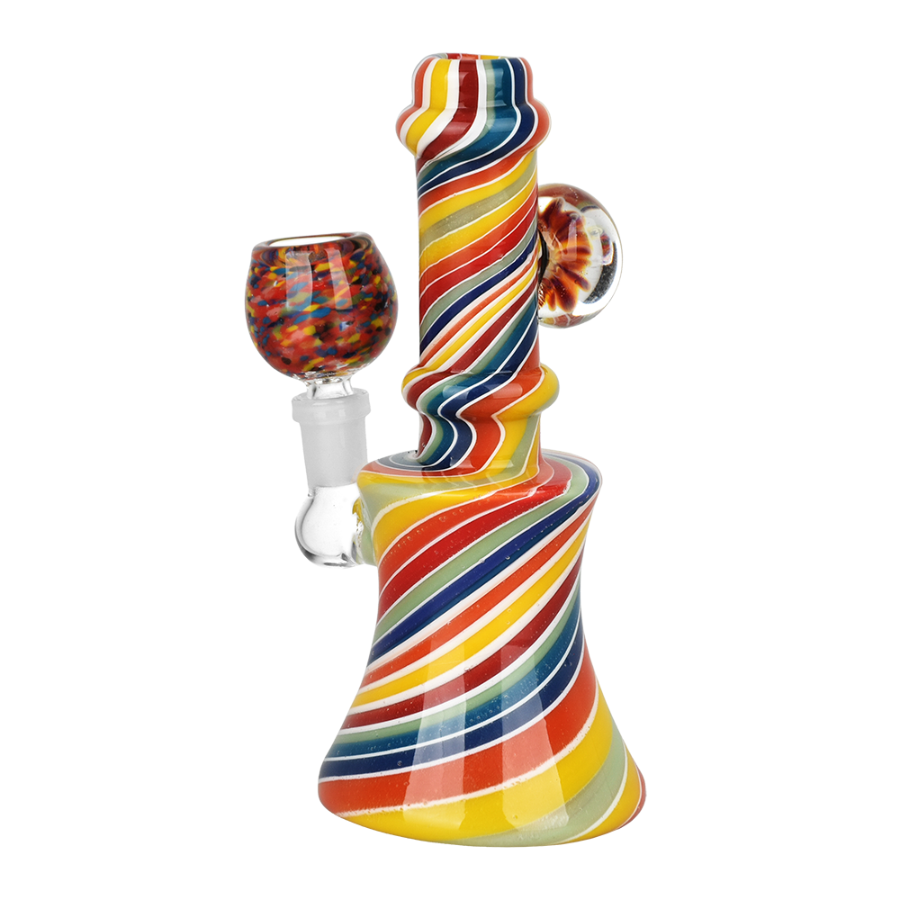 Flowering Rainbow Ripple Bong Bongs - Tophatter Daily Deals