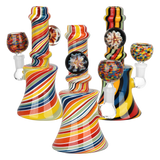 Flowering Rainbow Ripple Bong Bongs - Tophatter Daily Deals