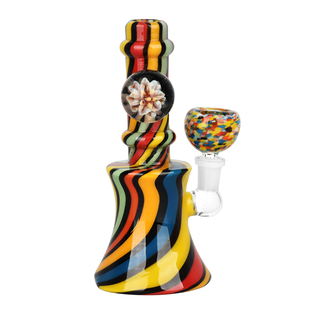 Flowering Rainbow Ripple Bong Bongs - Tophatter Daily Deals