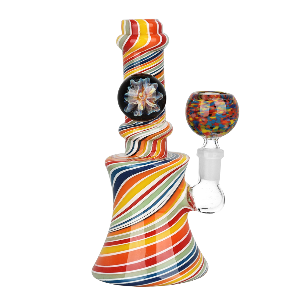 Flowering Rainbow Ripple Bong Bongs - Tophatter Daily Deals