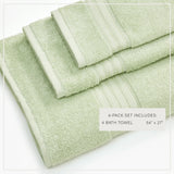 Cotton Terry Bath Towel Set - Cooper Collection Bath - Tophatter Daily Deals