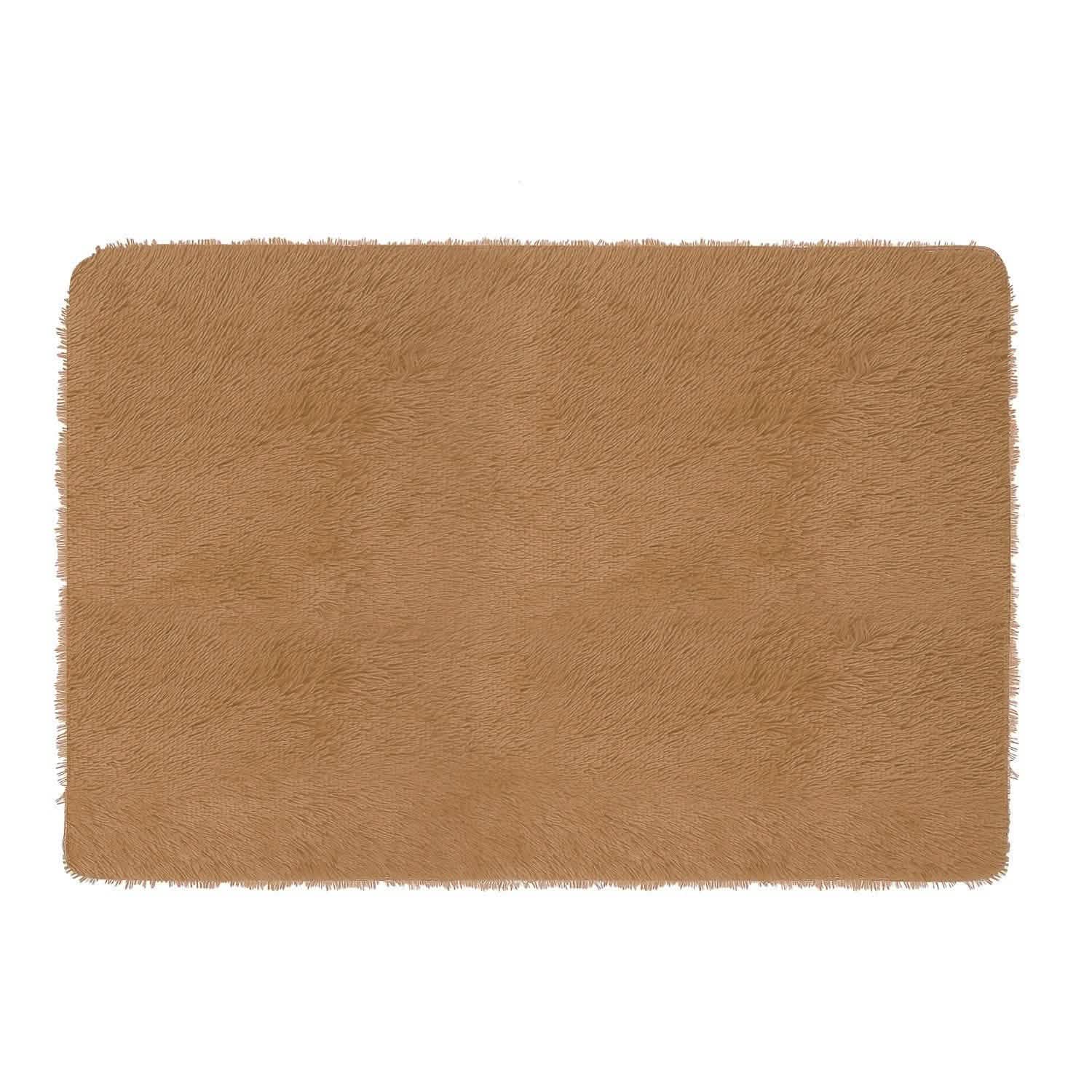 Fluffy Bedroom Anti-Skid Rug Coffee Furniture & Decor - Tophatter Daily Deals