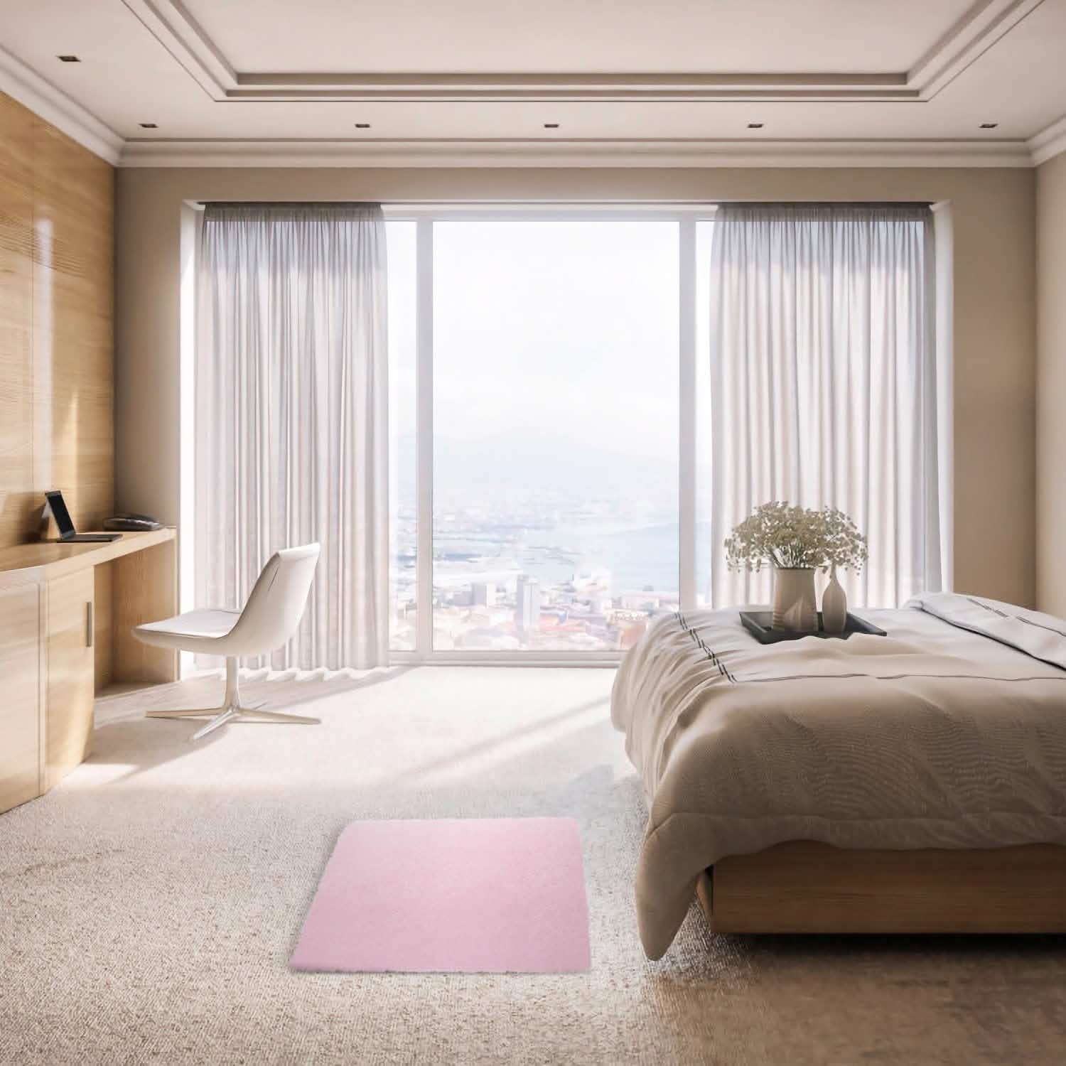 Fluffy Bedroom Anti-Skid Rug Furniture & Decor - Tophatter Daily Deals