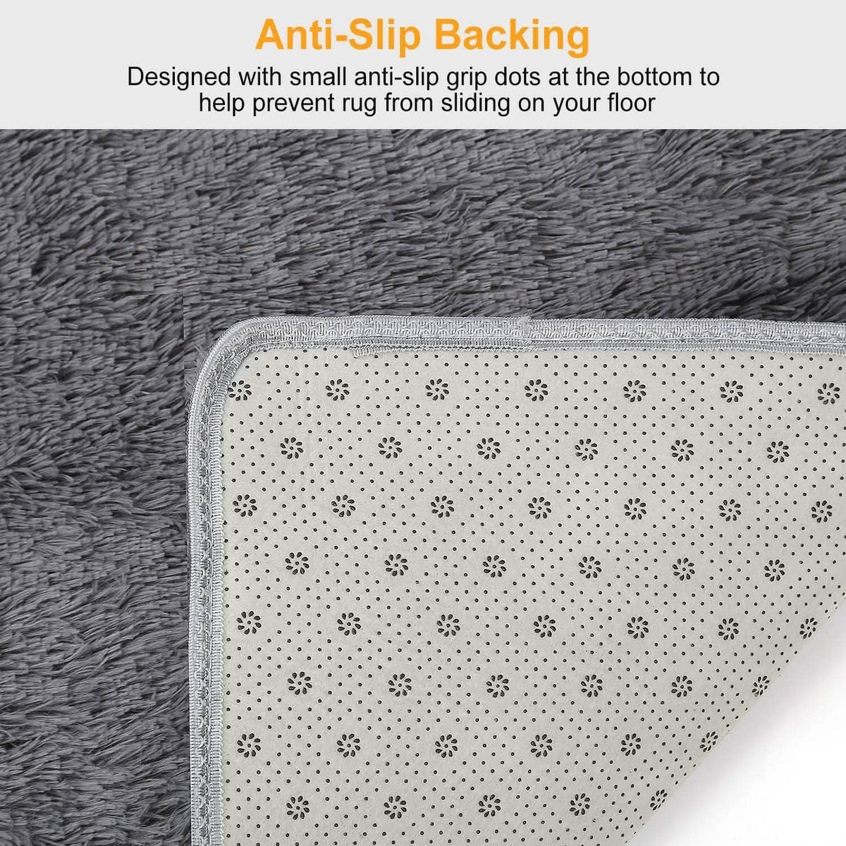 Fluffy Bedroom Anti-Skid Rug Furniture & Decor - Tophatter Daily Deals