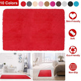 Fluffy Bedroom Anti-Skid Rug Furniture & Decor - Tophatter Daily Deals