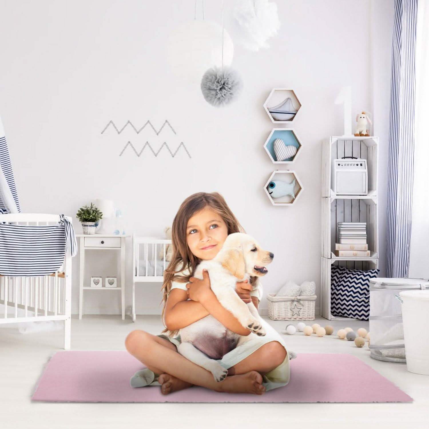 Fluffy Bedroom Anti-Skid Rug Furniture & Decor - Tophatter Daily Deals