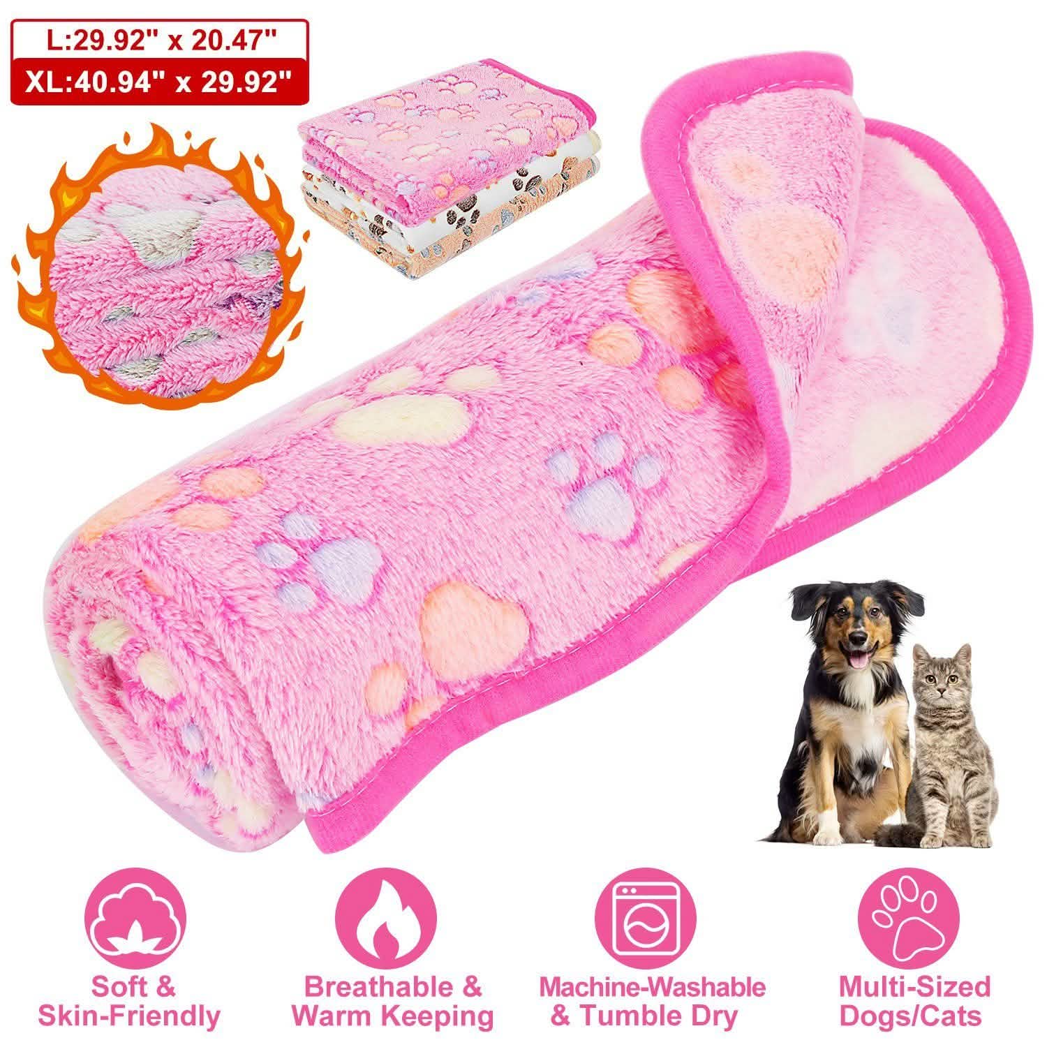 Fluffy Dog Cat Blanket Pet Supplies - Tophatter Daily Deals