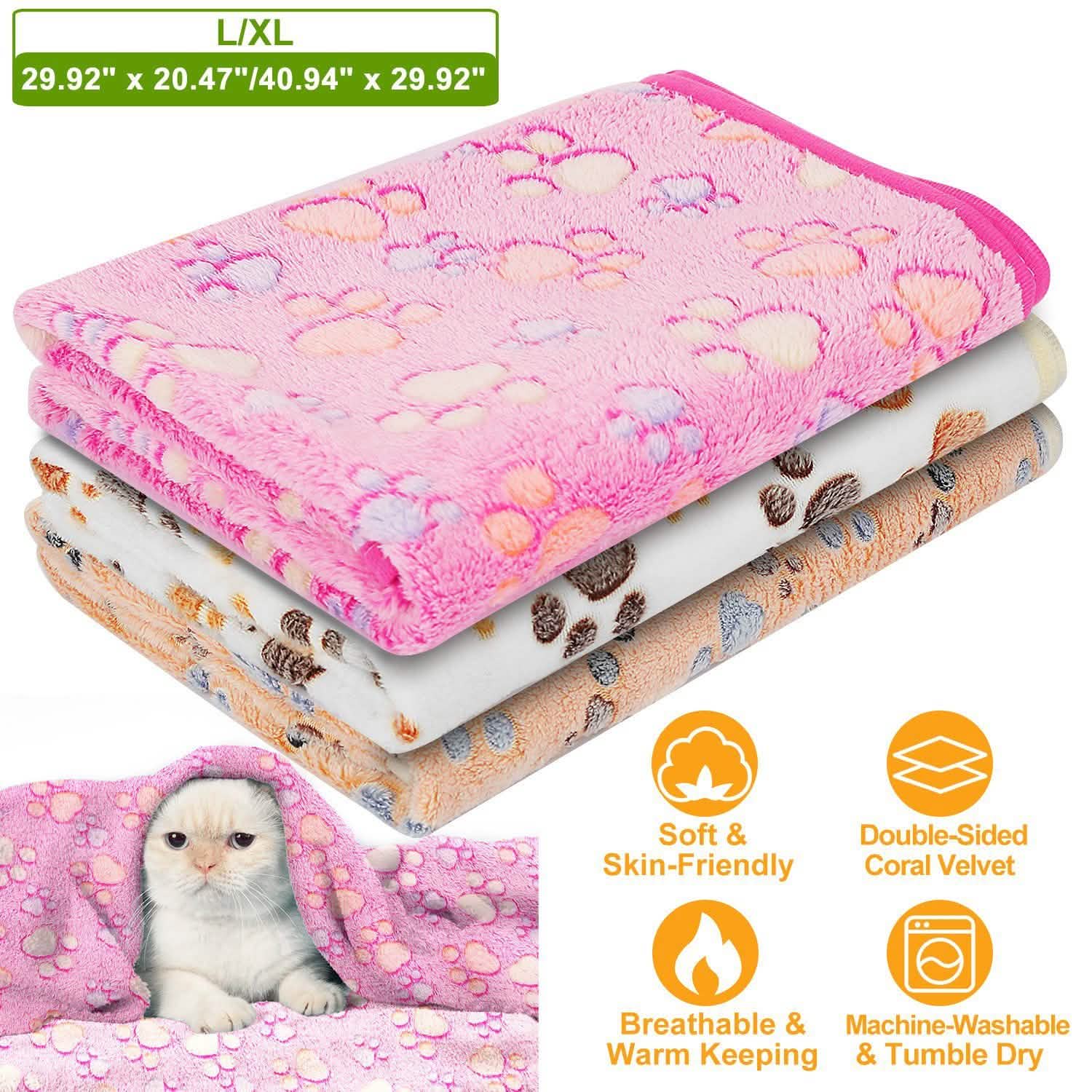 Fluffy Dog Cat Blanket Pet Supplies - Tophatter Daily Deals