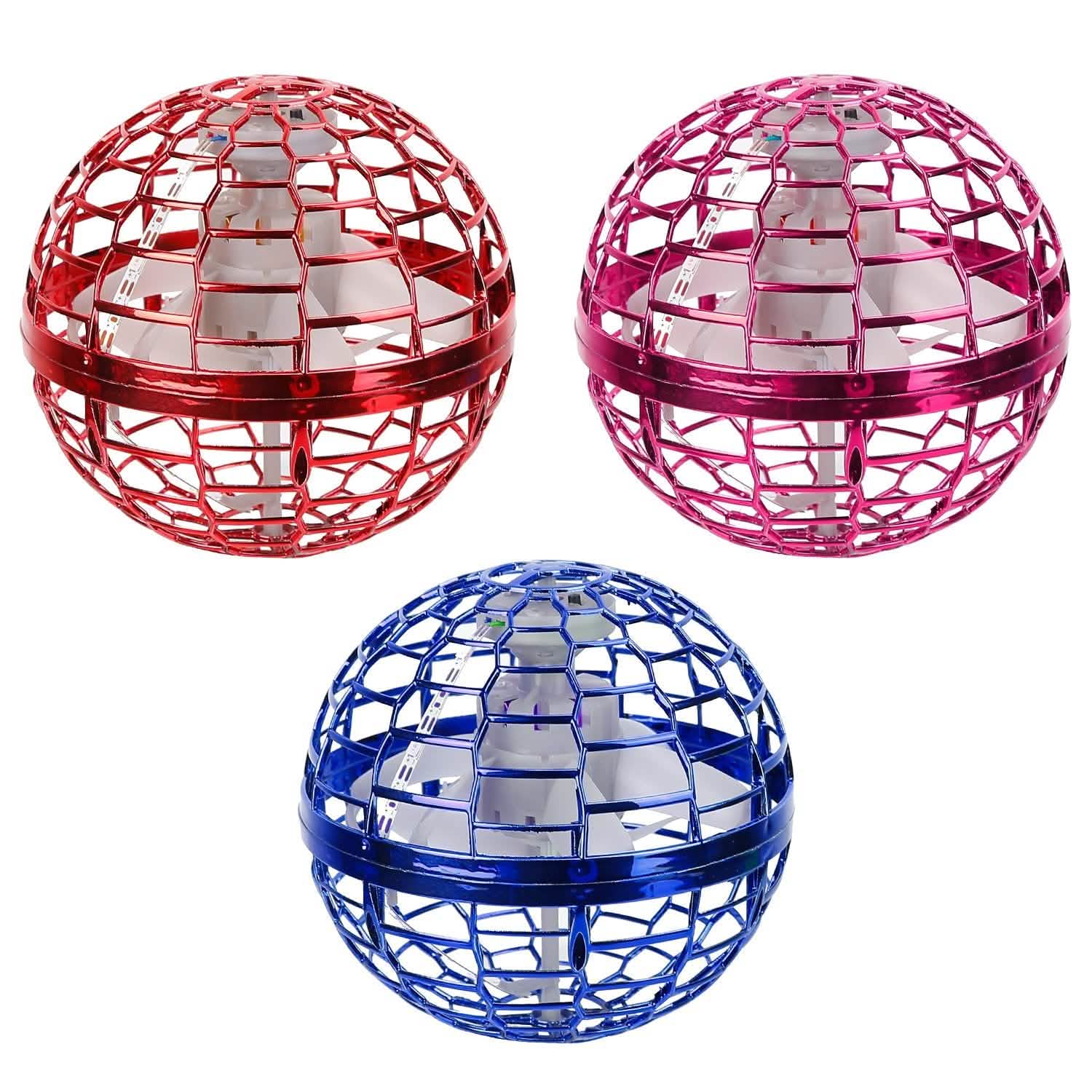 Flying Ball Toys 360¬∞ Rotating Hand Controlled Flying Orb Hover Ball with RGB Lights Toys & Games - Tophatter Daily Deals