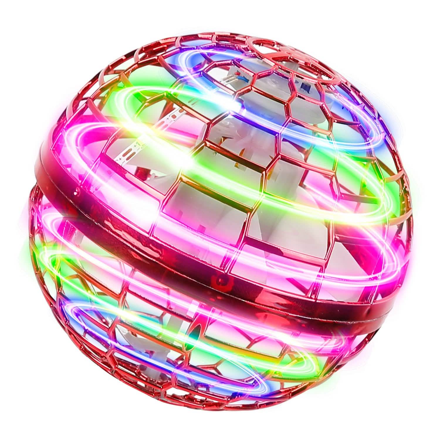 Flying Ball Toys 360¬∞ Rotating Hand Controlled Flying Orb Hover Ball with RGB Lights Toys & Games - Tophatter Daily Deals