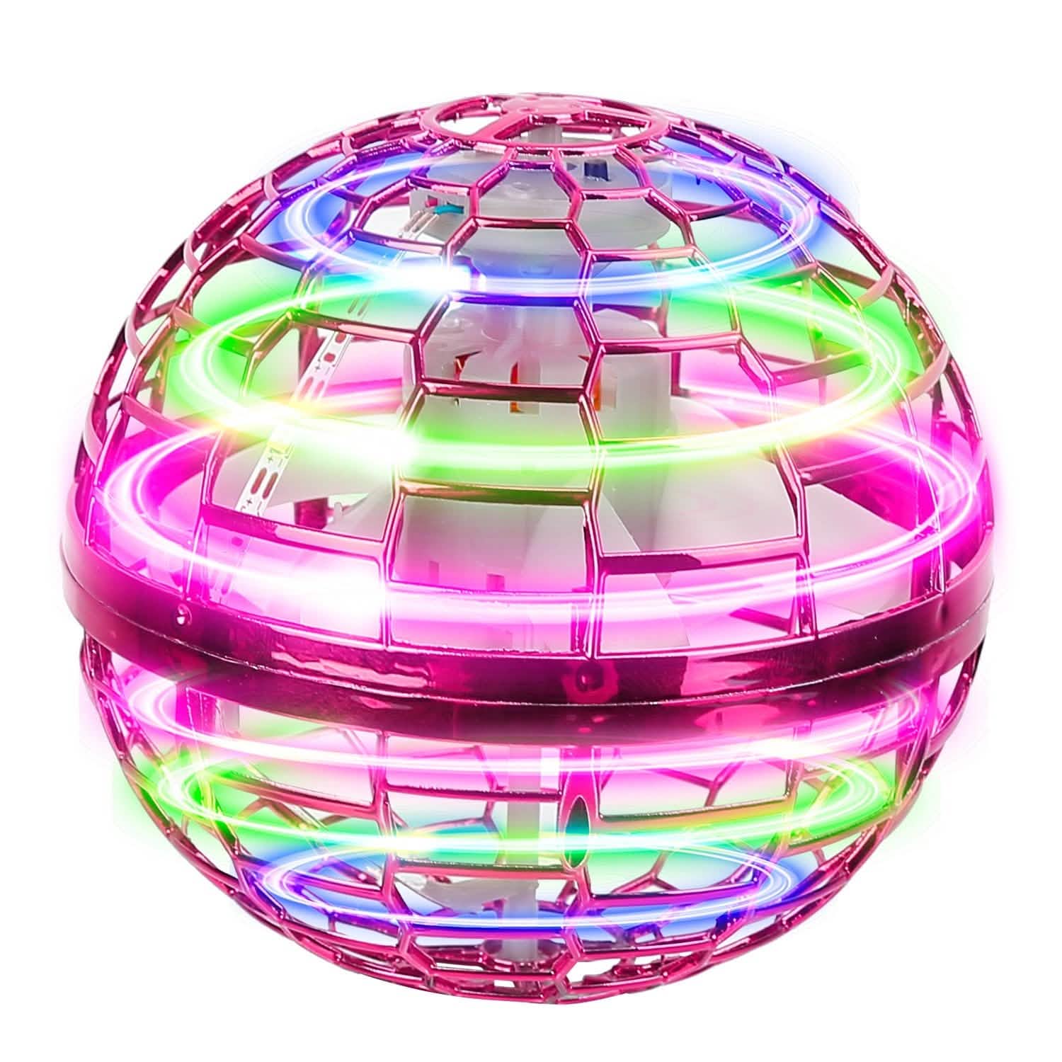 Flying Ball Toys 360¬∞ Rotating Hand Controlled Flying Orb Hover Ball with RGB Lights Toys & Games - Tophatter Daily Deals