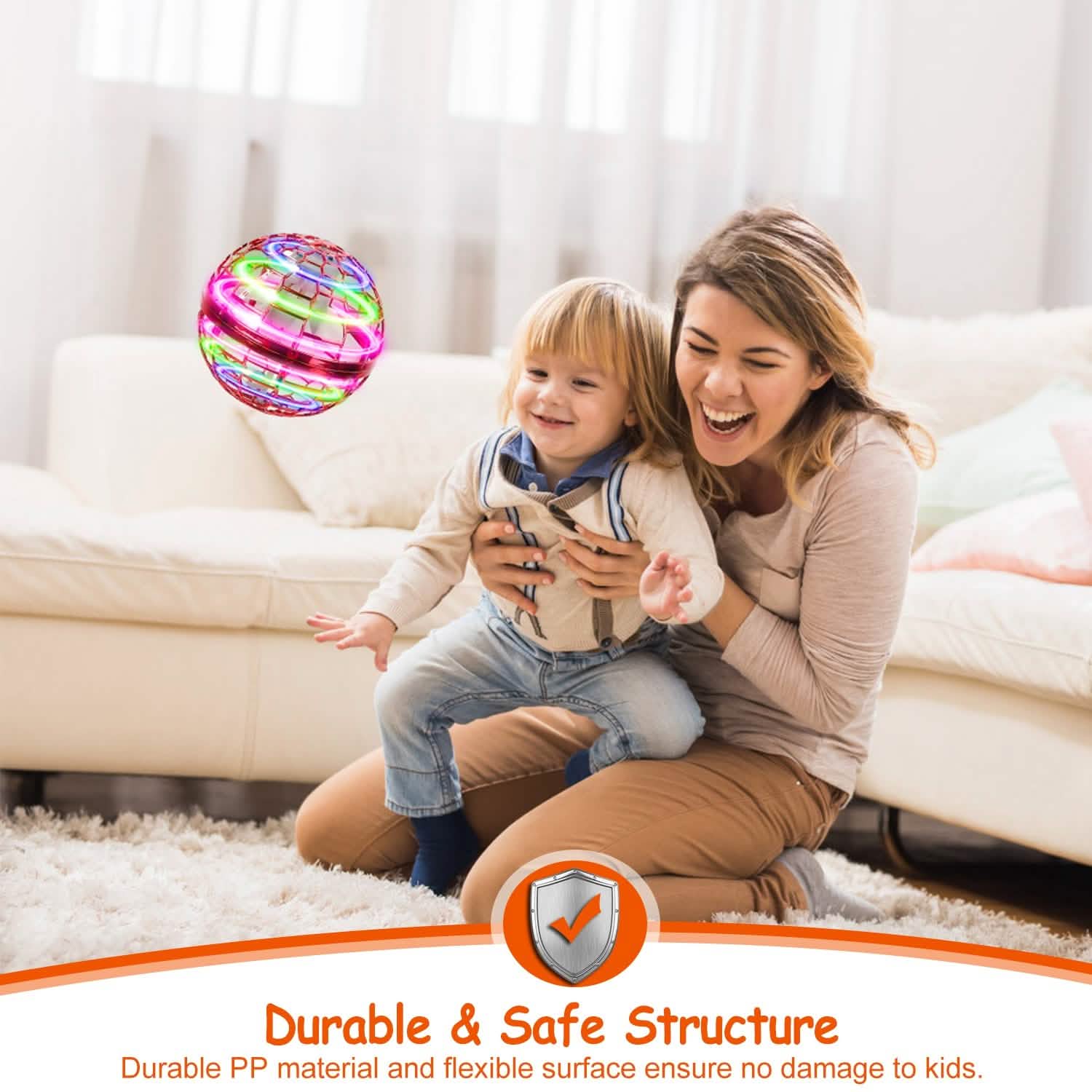 Flying Ball Toys 360¬∞ Rotating Hand Controlled Flying Orb Hover Ball with RGB Lights Toys & Games - Tophatter Daily Deals