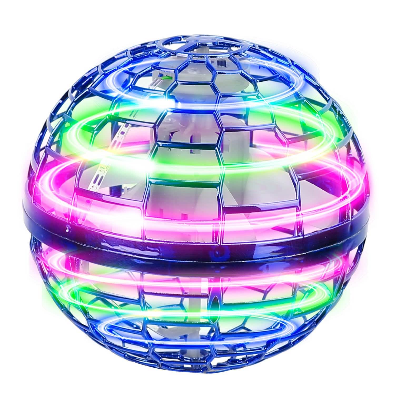Flying Ball Toys 360¬∞ Rotating Hand Controlled Flying Orb Hover Ball with RGB Lights Toys & Games - Tophatter Daily Deals