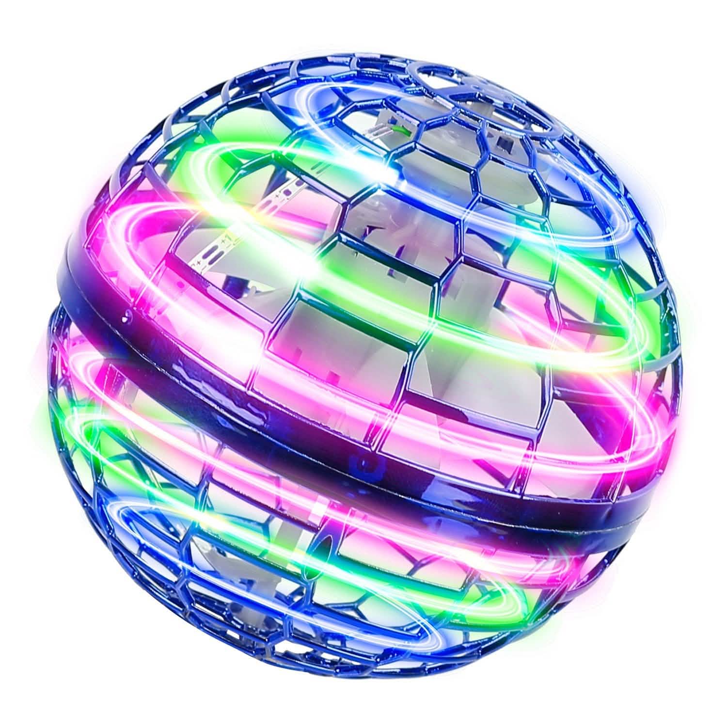 Flying Ball Toys 360¬∞ Rotating Hand Controlled Flying Orb Hover Ball with RGB Lights Toys & Games - Tophatter Daily Deals