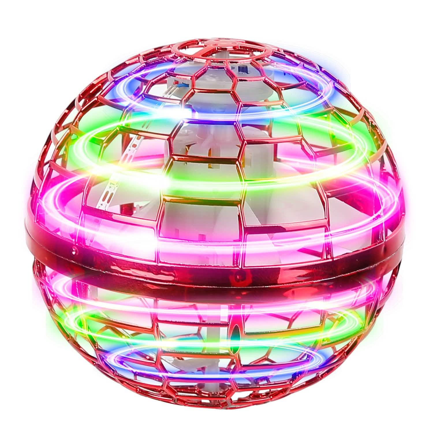 Flying Ball Toys 360¬∞ Rotating Hand Controlled Flying Orb Hover Ball with RGB Lights Toys & Games - Tophatter Daily Deals