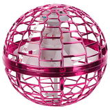 Flying Ball Toys 360¬∞ Rotating Hand Controlled Flying Orb Hover Ball with RGB Lights Purple Toys & Games - Tophatter Daily Deals