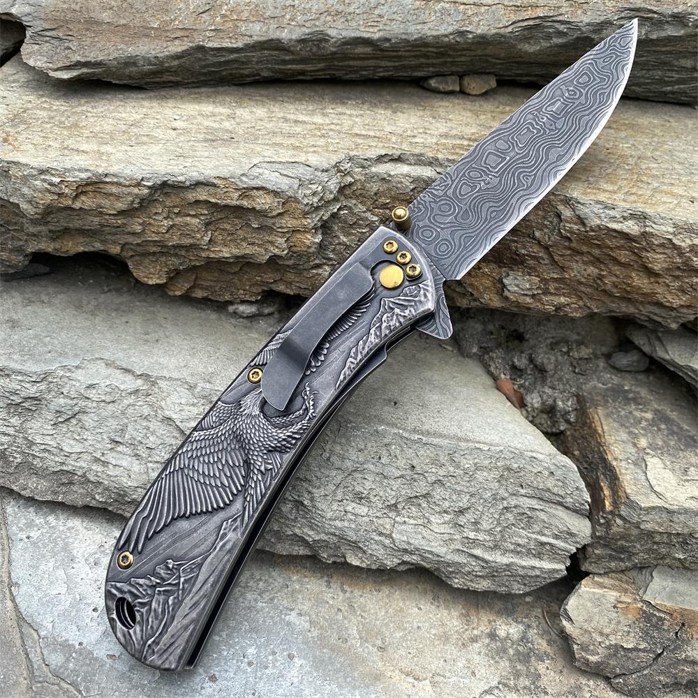 Flying Hawk Folding Knife - Tophatter Daily Deals