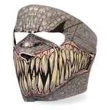 Hot Leathers Fang Face Neoprene Face Mask - Reptile Hooks & Fangs Face Mask Neoprene - Tophatter Daily Deals