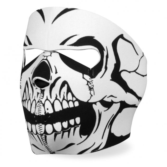 Hot Leathers B/W Skull Neoprene Face Mask Face Mask Neoprene - Tophatter Daily Deals