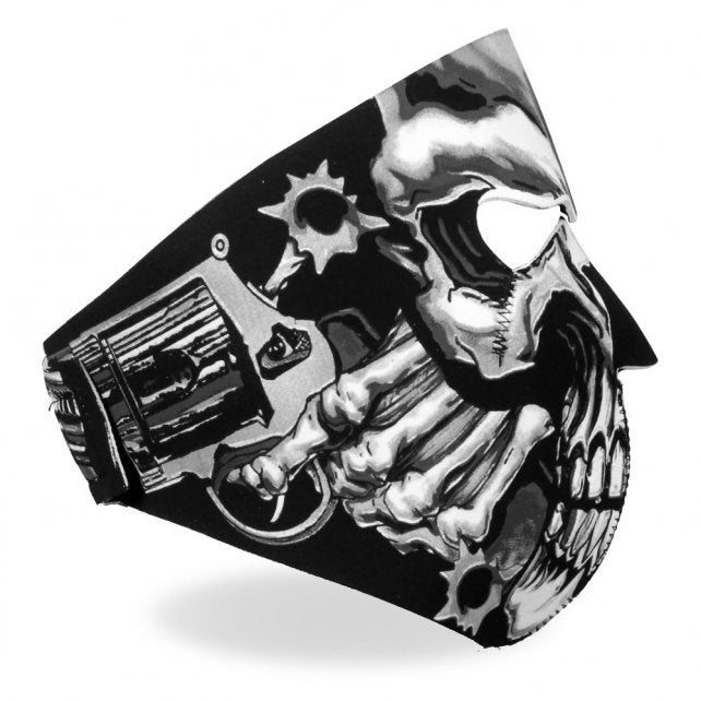 Hot Leathers Assassin Face Mask Neoprene Skull & Pistols Face Mask Neoprene - Tophatter Daily Deals