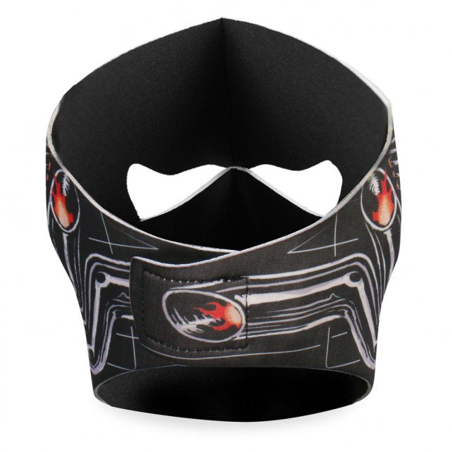 Hot Leathers Robo Skull Neoprene Face Mask Robot Face Mask Neoprene - Tophatter Daily Deals