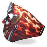 Hot Leathers Smoking Clown Face Mask Evil Clown w/ Cigar Face Mask Neoprene - Tophatter Daily Deals
