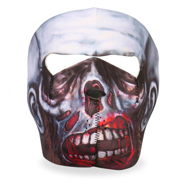 Hot Leathers Zombie Neoprene Face Mask Walking Dead Biker Face Mask Neoprene - Tophatter Daily Deals