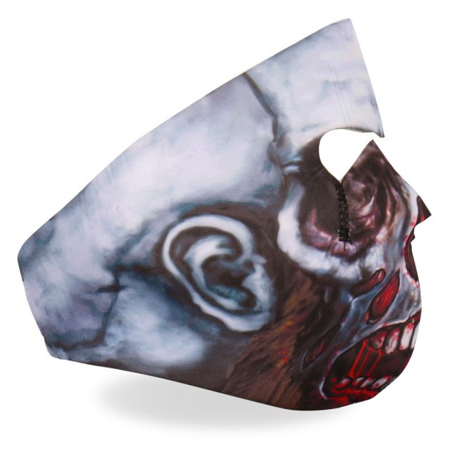 Hot Leathers Zombie Neoprene Face Mask Walking Dead Biker Face Mask Neoprene - Tophatter Daily Deals