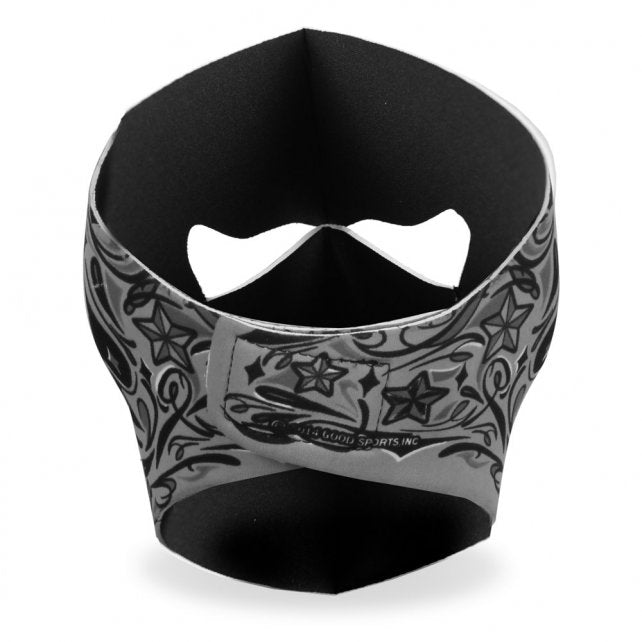 Hot Leathers Sugar Skull Neoprene Face Mask Muerte Day of Dead Face Mask Neoprene - Tophatter Daily Deals