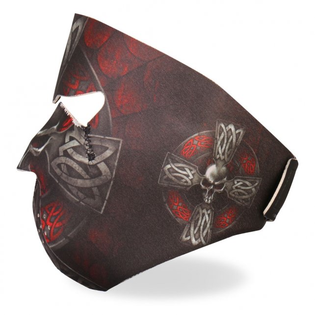 Hot Leathers Celtic Cross Neoprene Face Mask Face Mask Neoprene - Tophatter Daily Deals