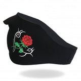 Hot Leathers Ladies Tribal Rose Neoprene 1/2 Mask Face Mask Neoprene - Tophatter Daily Deals