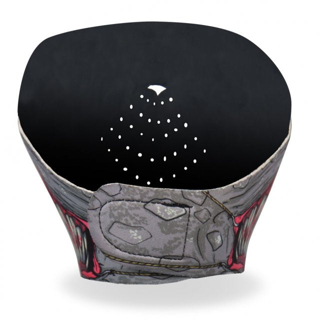 Hot Leathers Fang Face Neoprene 1/2 Face Mask Reptile Hooks & Fangs Face Mask Neoprene - Tophatter Daily Deals