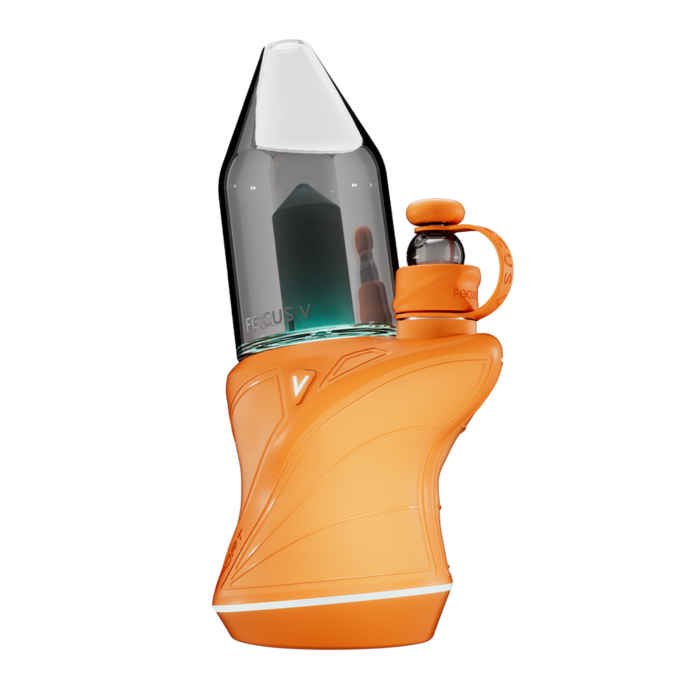 Focus V Carta Sport Electric Dab Rig Focus V Tangerine Vaporizers - Tophatter Daily Deals