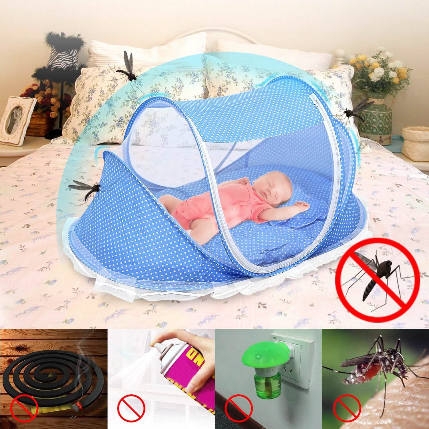 Foldable Baby Travel Bed Baby Gear - Tophatter Daily Deals