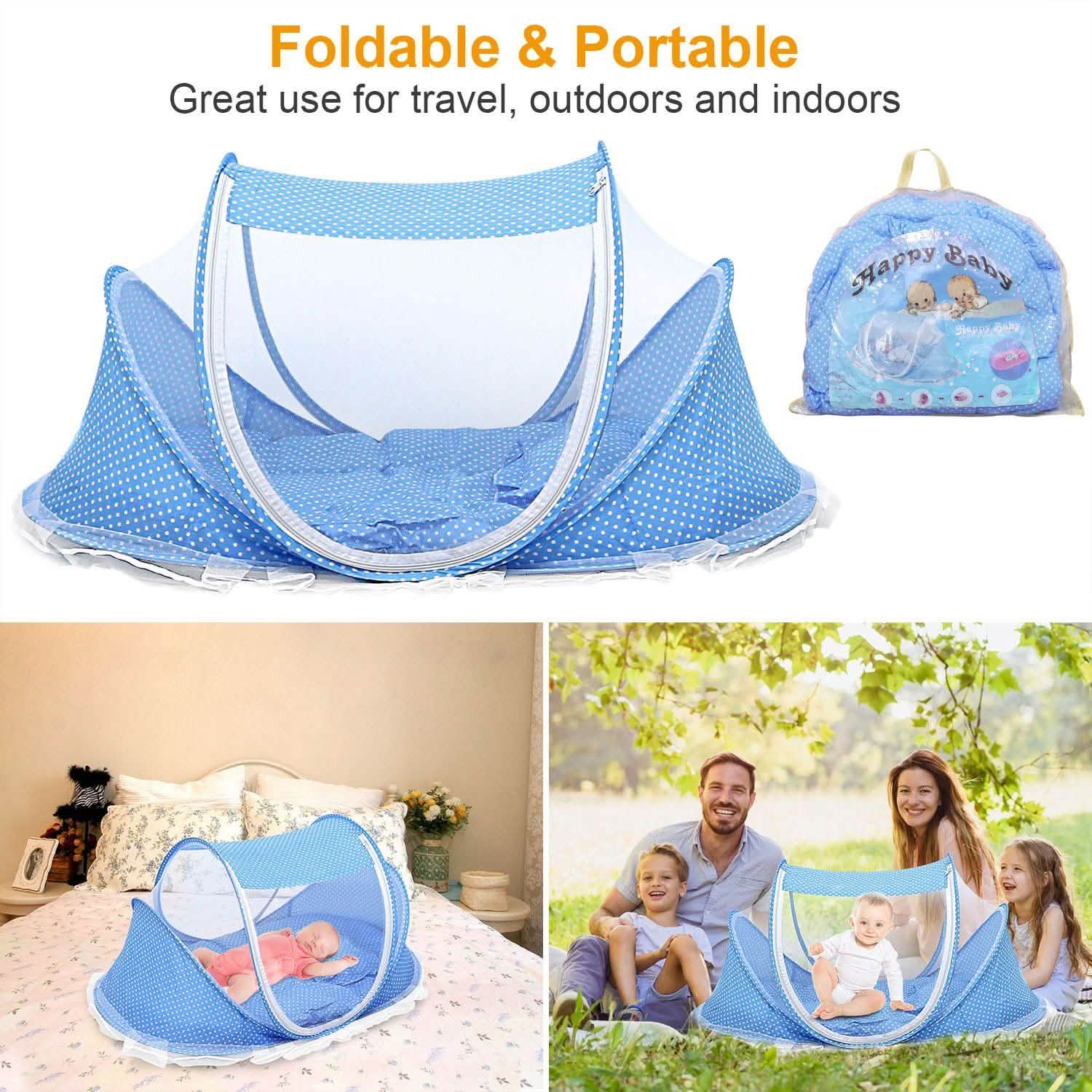 Foldable Baby Travel Bed Baby Gear - Tophatter Daily Deals