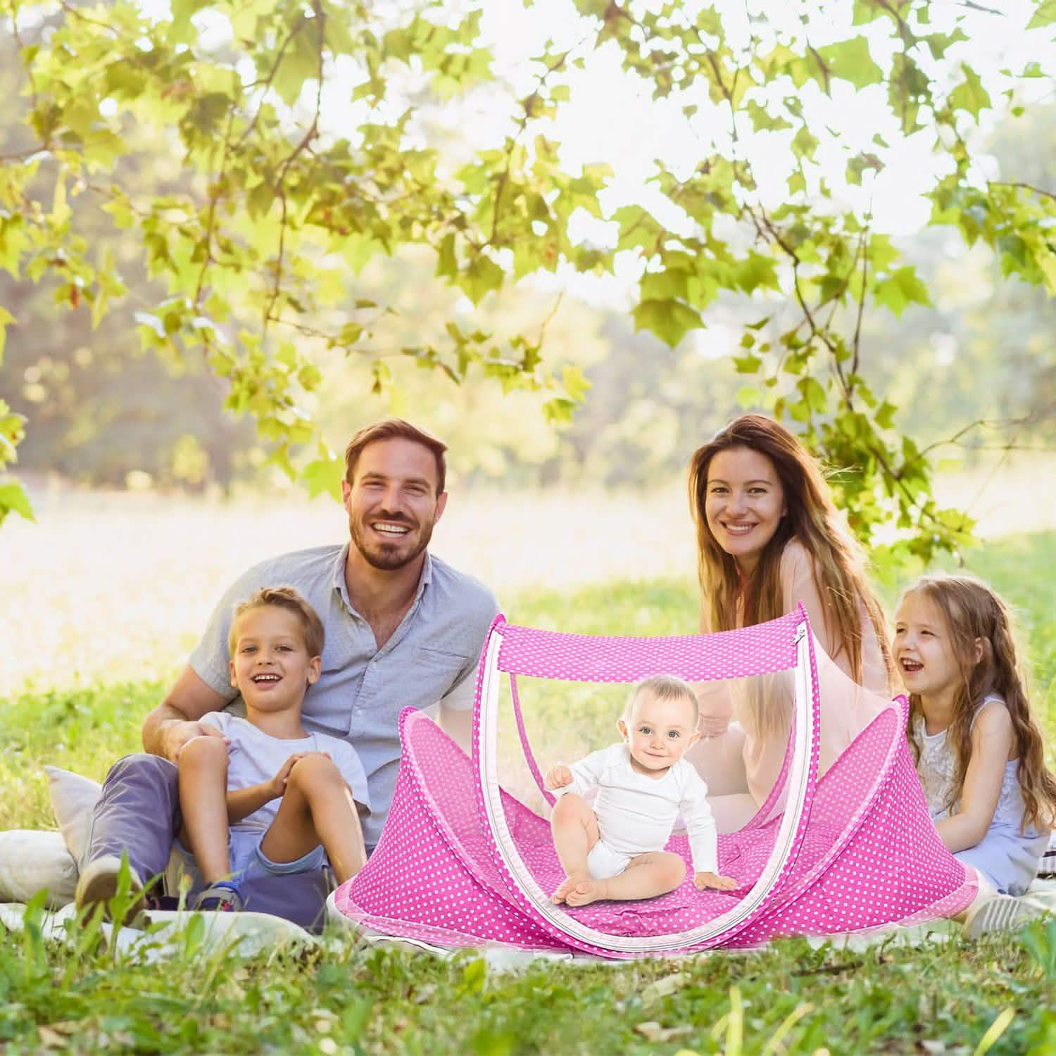 Foldable Baby Travel Bed Baby Gear - Tophatter Daily Deals