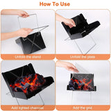 Foldable BBQ Grill Outdoor Recreation - Tophatter Daily Deals