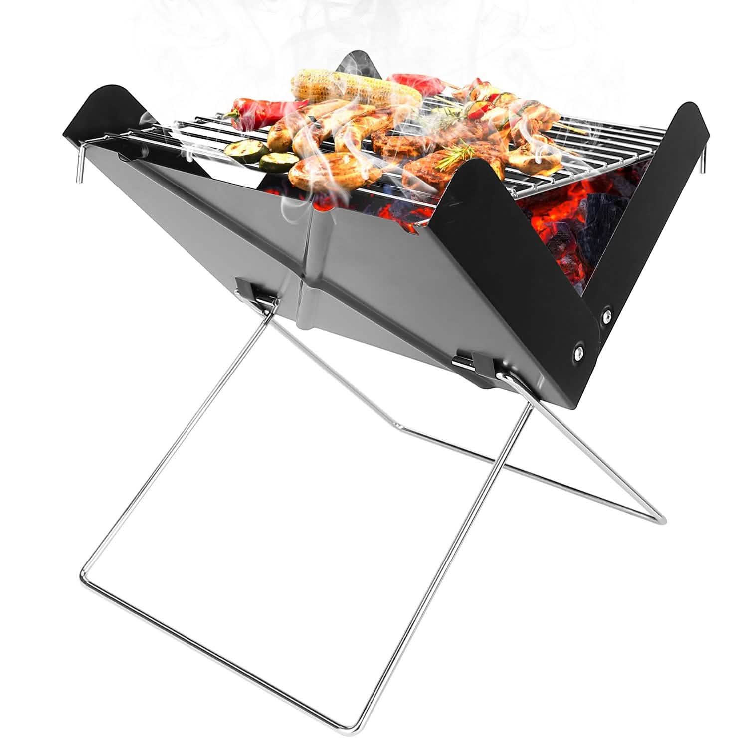 Foldable BBQ Grill Outdoor Recreation - Tophatter Daily Deals