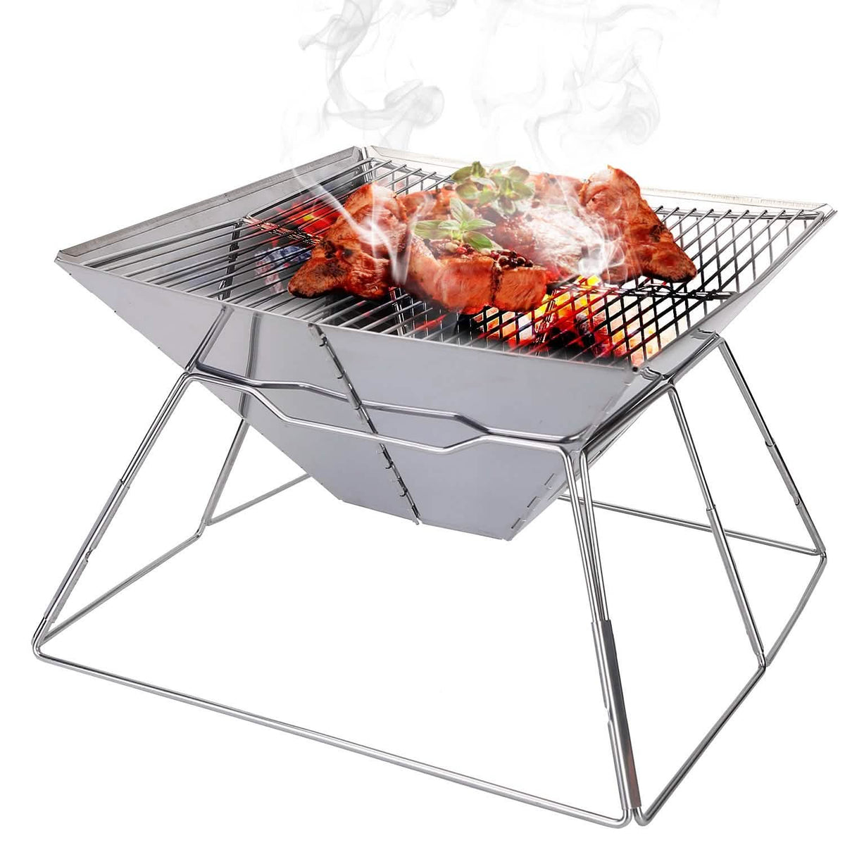 Foldable BBQ Grill Outdoor Recreation - Tophatter Daily Deals