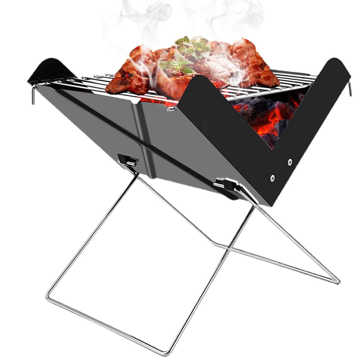 Foldable BBQ Grill Outdoor Recreation - Tophatter Daily Deals