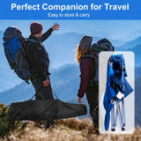 Foldable Beach Chair with Detachable Armrest Adjustable Canopy Stool with Cup Holder Outdoor Recreation - Tophatter Daily Deals