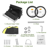 Foldable Bicycle Cargo Wagon Trailer Outdoor Recreation - Tophatter Daily Deals