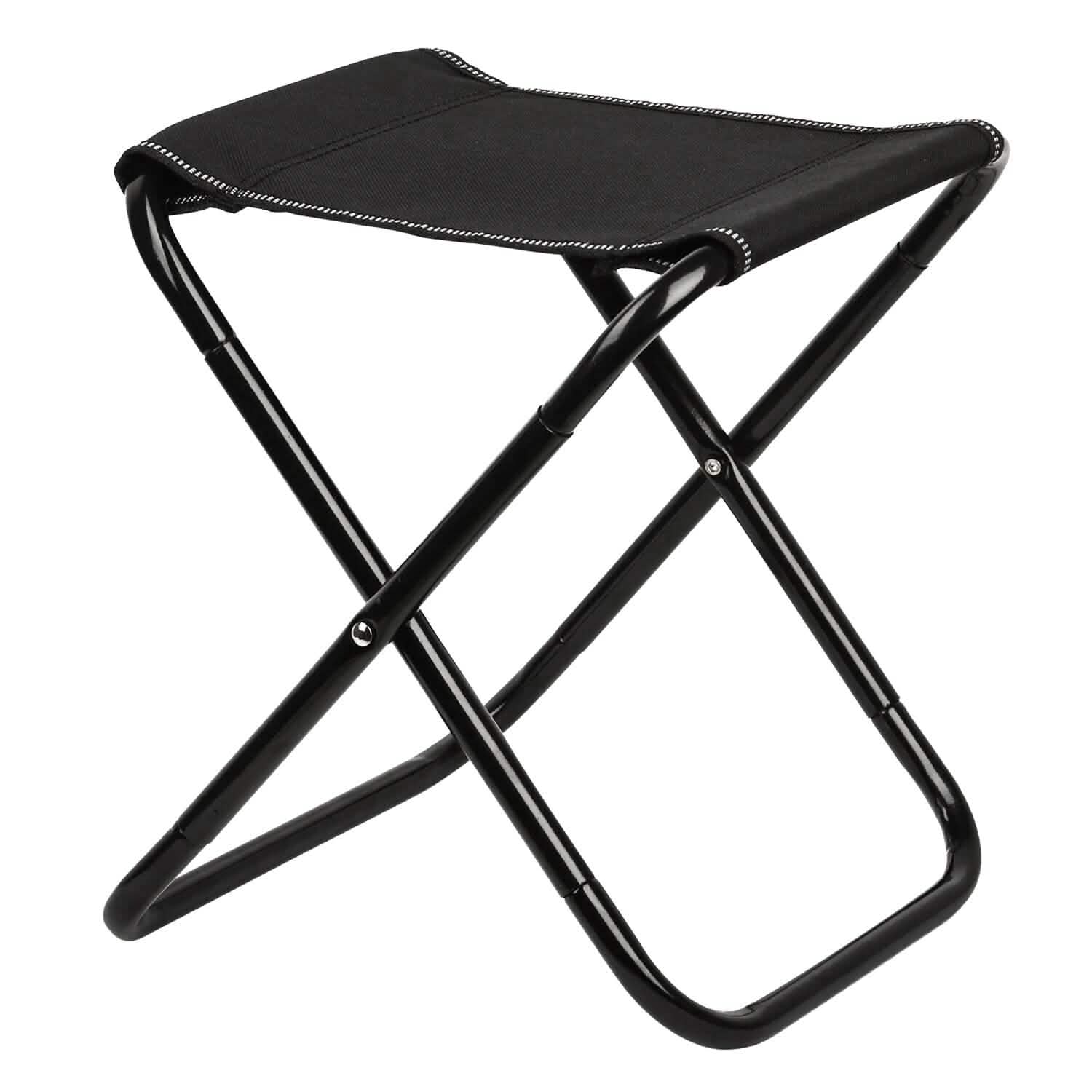 Foldable Camping Stool Portable Travel Chair Outdoor Recreation - Tophatter Daily Deals